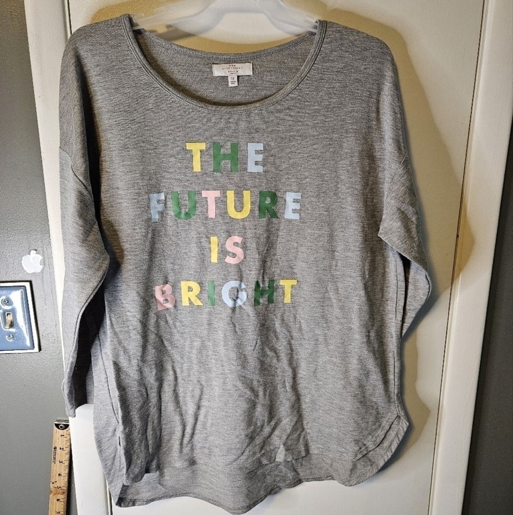 New Directions Women's Size 1X Long Sleeve Sweatshirt